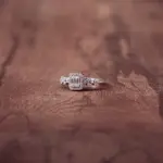 انگشتر نقره زنانه جی تی ای (GTA) مدل باگت و گل