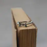 انگشتر نقره زنانه جی تی ای (GTA) مدل پاپیون - تصویر 4